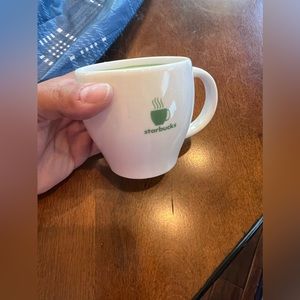 Starbucks Coffee Barista Mug - 2003 - Green - 8 oz. Green steaming coffee  cup